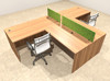 Two Person Modern Accoustic Divider Office Workstation Desk Set, #OT-SUL-SPRA41