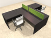 Two Person Modern Accoustic Divider Office Workstation Desk Set, #OT-SUL-SPRA44