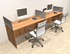 Two Person Modern Accoustic Divider Office Workstation Desk Set, #OT-SUL-SPRG1