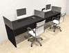 Two Person Modern Accoustic Divider Office Workstation Desk Set, #OT-SUL-SPRG4