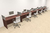 Six Person Modern Accoustic Divider Office Workstation Desk Set, #OT-SUL-SPRG18