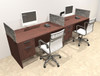 Two Person Modern Accoustic Divider Office Workstation Desk Set, #OT-SUL-SPRG22