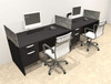 Two Person Modern Accoustic Divider Office Workstation Desk Set, #OT-SUL-SPRG24