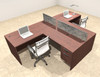 Two Person Modern Accoustic Divider Office Workstation Desk Set, #OT-SUL-SPRG54