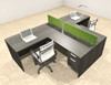 Two Person Modern Accoustic Divider Office Workstation Desk Set, #OT-SUL-SPRA78