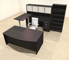 6PC U Shape Modern Executive Office Desk w/Height Adjustable Desk, OT-SUL-UH44