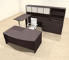 7PC U Shape Modern Executive Office Desk w/Height Adjustable Desk, OT-SUL-UH47