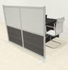 One Loft Modern Office Home Aluminum Frame Partition / Divider / Sneeze Guard, #UT-ALU-P7-A