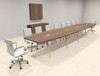 Modern Boat shaped 20' Feet Conference Table, #OF-CON-CW45