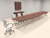Modern Boat shaped 20' Feet Conference Table, #OF-CON-CW46