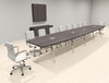 Modern Boat shaped 20' Feet Conference Table, #OF-CON-CW49