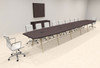 Modern Boat shaped 22' Feet Conference Table, #OF-CON-CW54