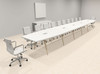 Modern Boat shaped 24' Feet Conference Table, #OF-CON-CW57
