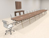 Modern Boat shaped 26' Feet Conference Table, #OF-CON-CW66