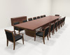 Traditional Rectangular 18' Feet Office Conference Table, #RO-SOR-C5