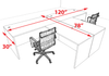 Two Person Modern Office Workstation Desk Set, #OT-SUL-SPN41