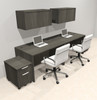 Two Person Modern No Panel Office Workstation Desk Set, #OT-SUS-SPN50