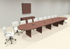 Modern Racetrack 20' Feet Conference Table, #OF-CON-CR45