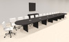 Modern Racetrack 28' Feet Conference Table, #OF-CON-CR79