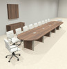 Racetrack Cable Management 20' Feet Conference Table, #OF-CON-CRP44