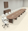 Racetrack Cable Management 22' Feet Conference Table, #OF-CON-CRP52