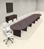 Racetrack Cable Management 22' Feet Conference Table, #OF-CON-CRP54