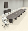 Racetrack Cable Management 22' Feet Conference Table, #OF-CON-CRP56
