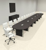 Racetrack Cable Management 26' Feet Conference Table, #OF-CON-CRP71