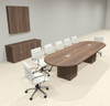 Modern Racetrack 12' Feet Conference Table, #OF-CON-CRQ12