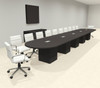 Modern Racetrack 22' Feet Conference Table, #OF-CON-CRQ55