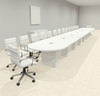 Modern Racetrack 30' Feet Conference Table, #OF-CON-CRQ81