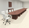 Modern Racetrack 30' Feet Conference Table, #OF-CON-CRQ85