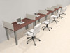5 Person Modern  Metal Leg Office Workstation Desk Set, #OT-SUL-SPM17