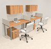 2 Person Modern  Metal Leg Office Workstation Desk Set, #OT-SUL-SPM76