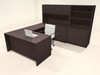 7pcs U Shaped 60"w X 102"d Modern Executive Office Desk, #OT-SUS-U38