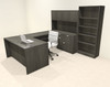 6pcs U Shaped 60"w X 102"d Modern Executive Office Desk, #OT-SUS-U75