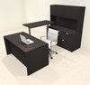 5pcs U Shaped 60"w X 102"d Modern Executive Office Desk, #OT-SUS-UH29