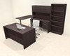 6pcs U Shaped 60"w X 102"d Modern Executive Office Desk, #OT-SUS-UH63