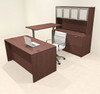 5pcs U Shaped 60"w X 102"d Modern Executive Office Desk, #OT-SUS-UH87