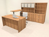 7pcs U Shaped 60"w X 102"d Modern Executive Office Desk, #OT-SUS-UH96