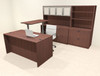 7pcs U Shaped 60"w X 102"d Modern Executive Office Desk, #OT-SUS-UH97