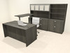 7pcs U Shaped 60"w X 102"d Modern Executive Office Desk, #OT-SUS-UH100