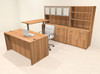 7pcs U Shaped 60"w X 102"d Modern Executive Office Desk, #OT-SUS-UH111