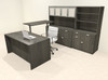 7pcs U Shaped 60"w X 102"d Modern Executive Office Desk, #OT-SUS-UH120