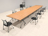 10pcs RETANGULAR Shape 25' Feet Nesting Training / Conference Table, #OT-SUL-T41-C