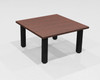 1pc 24" Square Top Office End Table, #OT-LOS-CAB2