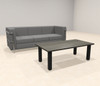 1pcs 3 Person Modern Office LeatherSoft SOFA Set, #UF-REG-SF1-C