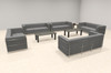 5pcs 15 Person Modern Office LeatherSoft SOFA Set, #UF-REG-SF5-C