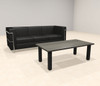 1pcs 3 Person Modern Office LeatherSoft SOFA Set, #UF-REG-SF1-D