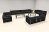 5pcs 15 Person Modern Office LeatherSoft SOFA Set, #UF-REG-SF5-D